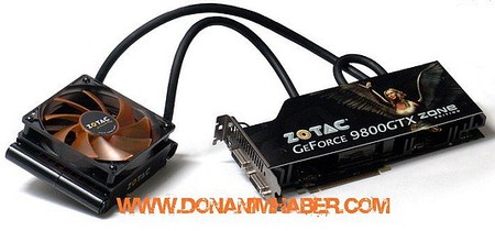 ZOTAC GeForce 9800GTX ZONE Edition — разогнанный ускоритель с внешним кулером