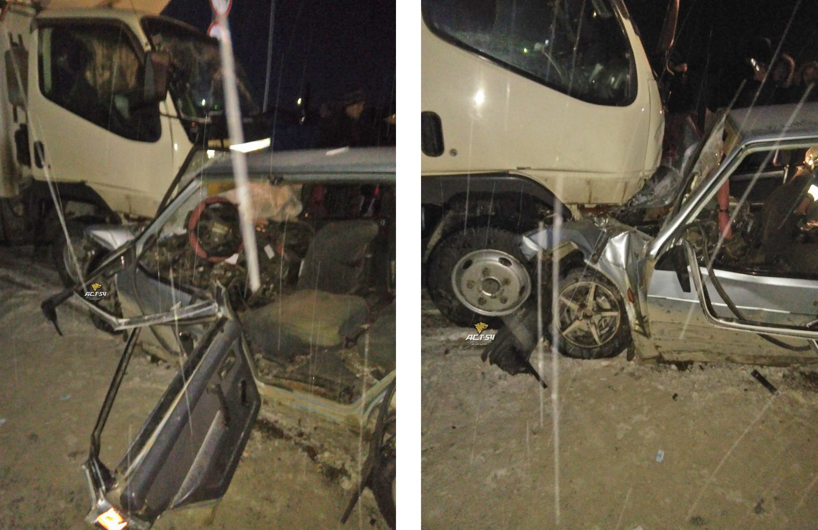 Водитель Лады погиб в ДТП с грузовиком на трассе в Новосибирской области
