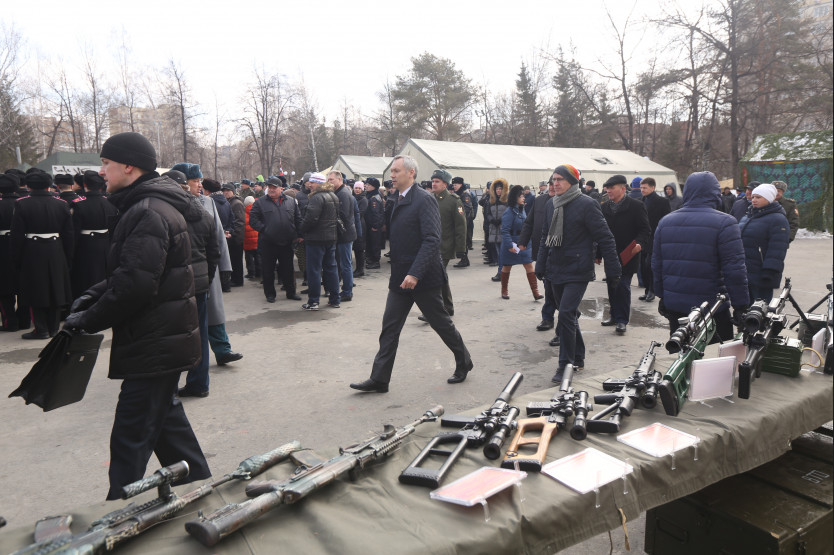 День образования войск нацгвардии России отметили в Новосибирске
