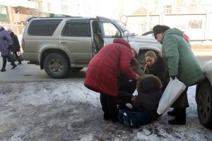 Аволеди на Toyota на зебре в Новосибирске‍ сбила ребенка