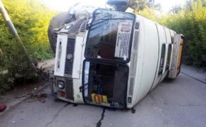 Год условно дали водителю перевернувшегося в Новосибирске автобуса