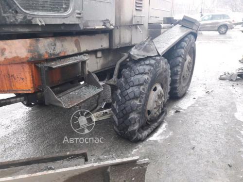 В Первомайском районе произошло ДТП грейдера и грузовика