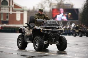 Репетиция парада с военной техникой прошла в центре Новосибирска
