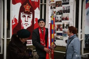 В Новосибирске прошли Первомайское шествие и Монстрация