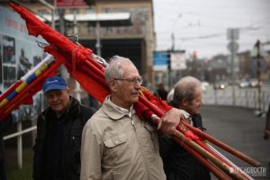 В Новосибирске прошли Первомайское шествие и Монстрация