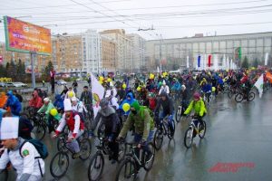 В Новосибирске прошел традиционный велопробег «Привет, велосипед»