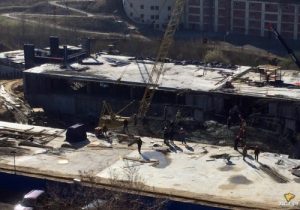 В Новосибирске рухнул строящийся дом в Заельцовском районе