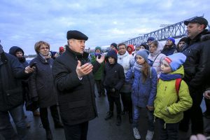 Мэр Локоть на экскурсии рассказал, как Новосибирск хотели разделить на два города
