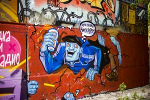 Граффити-фестиваль «Окрашено» прошел в Новосибирске‍