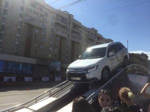 В День города в Новосибирске‍ прошло Mitsubishi Road Show 2018