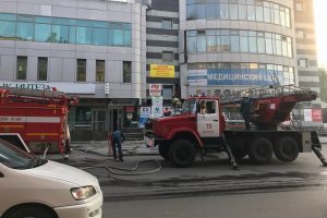 Новосибирск: пожар в ДЦ "Геос"