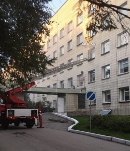 Пожар в Областной больнице Новосибирска: МЧС назвала причину