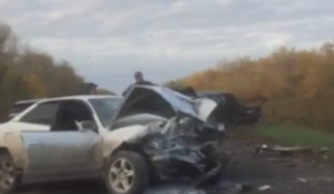 Лобовое ДТП двух Тойот под Новосибирском - погиб человек