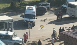 Автобус насмерть сбил ребенка-велосипедиста в Новосибирске