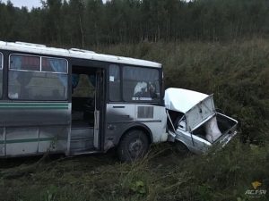 Угонщика нашли благодаря ДТП с автобусом в Новосибирской области‍