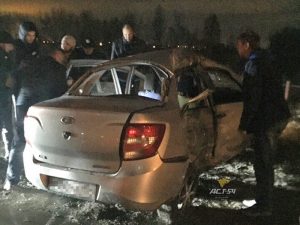 Новосибирск: пассажирка такси погибла в лобовом ДТП с фурой
