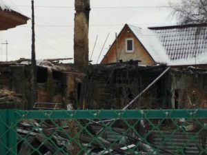 Пожар в Октябрьском районе: погиб мужчина