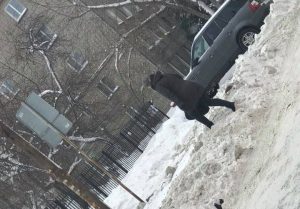 Снежная каша покрыла тротуары Новосибирска
