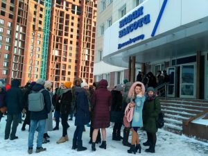 В Новосибирске людей эвакуировали из «Новой высоты»