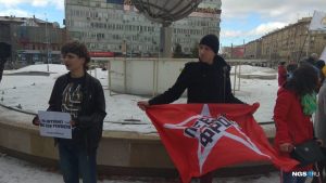 Пикет за свободу интернета прошел в Новосибирске