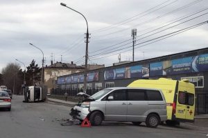 ДТП в Первомайском районе: «ГАЗель» упала на бок, есть пострадавшие