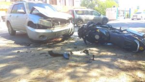 Мотоциклист разбился в ДТП с внедорожником в Бердске