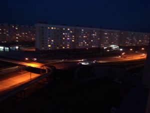 В Новосибирске уходившая от погони «Хонда» врезалась в фонарный столб