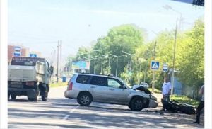Мотоциклист разбился в ДТП с внедорожником в Бердске
