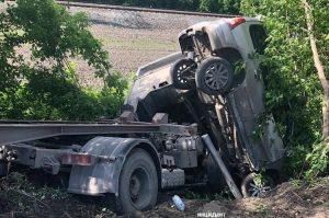 ДТП с грузовиком в Новосибирске: пострадал пассажир