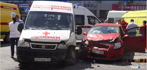 ДТП со «скорой» в Новосибирске - пострадали четверо