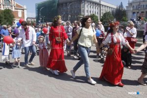 В Новосибирске отмечают День России