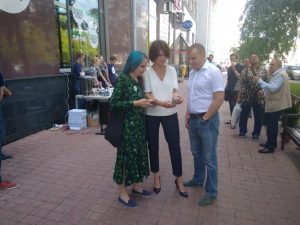 Предвыборный штаб кандидата в мэры Натальи Пинус открылся в Новосибирске