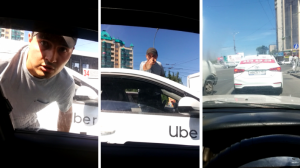 В Новосибирске таксист Uber напал на водителя на парковке