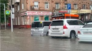 Второй день дождя: в Новосибирске затопило Ипподромскую и Красный проспект