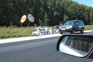 Три машины слетели с дороги в ДТП с фурой под Черепаново