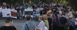 Митинг за спасение лесов прошел в Новосибирске