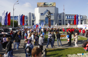 В Новосибирске начался велопробег в честь Дня флага России