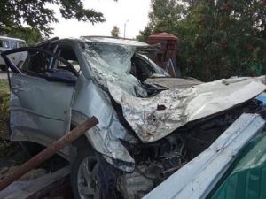 ДТП в Карасуке - водитель врезался в остановку