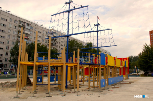 Власти Новосибирска строят детский комплекс на месте разрушенного корабля Водяновой