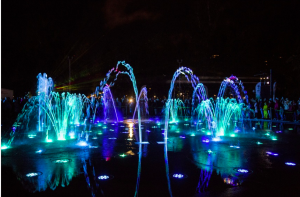 В Новосибирске запустили «умный фонтан»