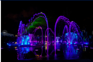 В Новосибирске запустили «умный фонтан»