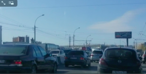 Семибалльные пробки парализовали движение в левобережье Новосибирска