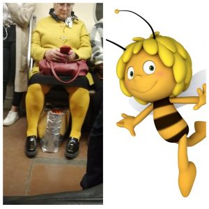 В Новосибирском метро проехалась "пчёлка Майя"