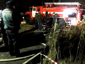 Причину пожара на станции Мочище выясняют Дознаватели МЧС