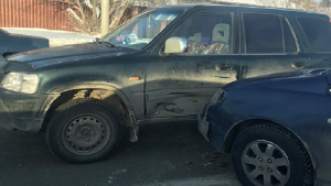 В Новосибирске столкнулись четыре автомобиля
