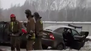 Лобовое ДТП под Новосибирском - пострадали четыре человека