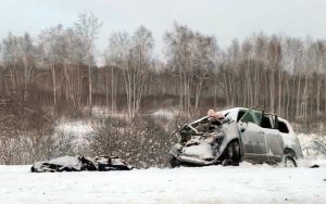 ДТП под Новосибирском: столкнулись пять машин
