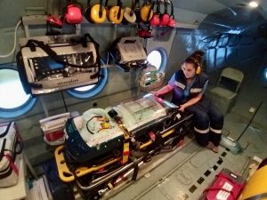 Вертолет санавиации доставил в больницу Новосибирска трех человек