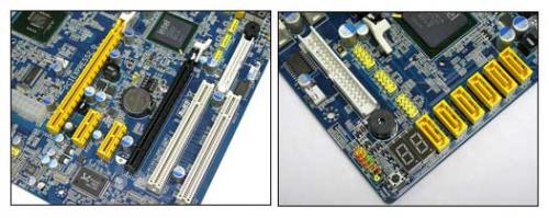 Фотографии платы ASL P43T на чипсете Intel P43