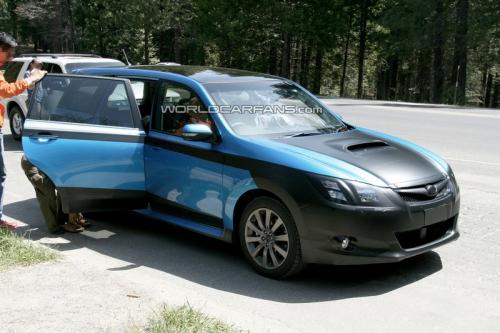 Перед премьерой Subaru Exiga отправится в перегон :)